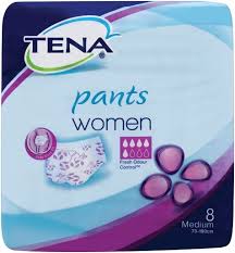 Tena Pants Womens Medium 8s