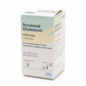 Accutrend Cholesterol Strips 25