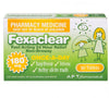 Fexaclear 180mg 30s