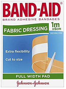 Bandaid Fabric Dressing Strip 6cmx1M
