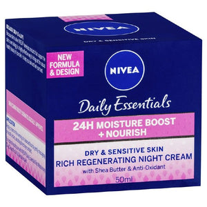 Nivea Daily Essential Visage Night Cream Sensitive 50ml