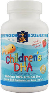 Nordic Child Dha Strawberry Chewables 90s