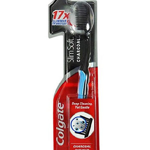 Colgate Toothbrush Slim Soft/Super Soft Charcoal