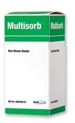 Multisorb Non Woven Swab 10cmx10cm 100s