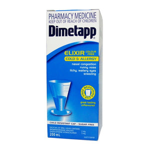 Dimetapp Colour Free Elixir 200ml