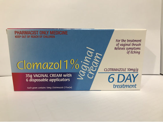 Clomazol 1% Vaginal Cream 35G & 6 Applicators