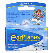Ear Plugs Earplanes Adult