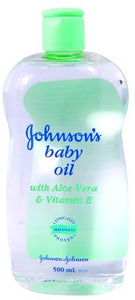 Johnsons And Johnsons Baby Oil Aloe Vera 500ml