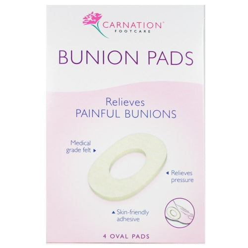Carnation Foot Bunion Ring Oval 4Pk