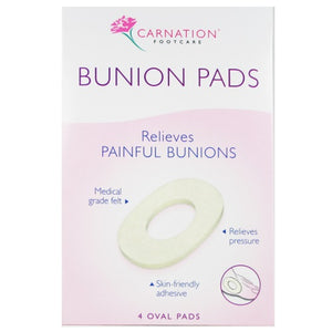 Carnation Foot Bunion Ring Oval 4Pk