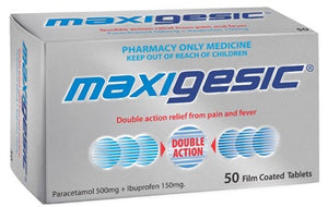 Maxigesic Tablets 50s