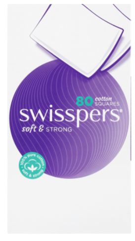 Swisspers Cotton Squares 80s