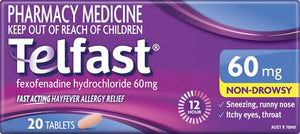 Telfast Tablets 60mg 20s