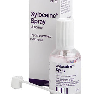 Xylocaine Pump Spray Nozzle 50x230mm - Pain Relief with Lidocaine Hydrochloride