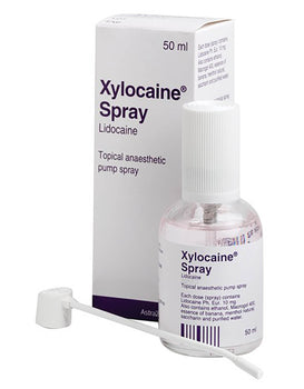 Xylocaine Pump Spray Nozzle 50x230mm - Pain Relief with Lidocaine Hydrochloride